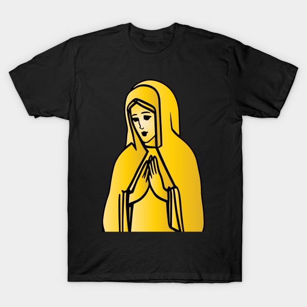 Virgin Mary T-Shirt by ArtFactoryAI